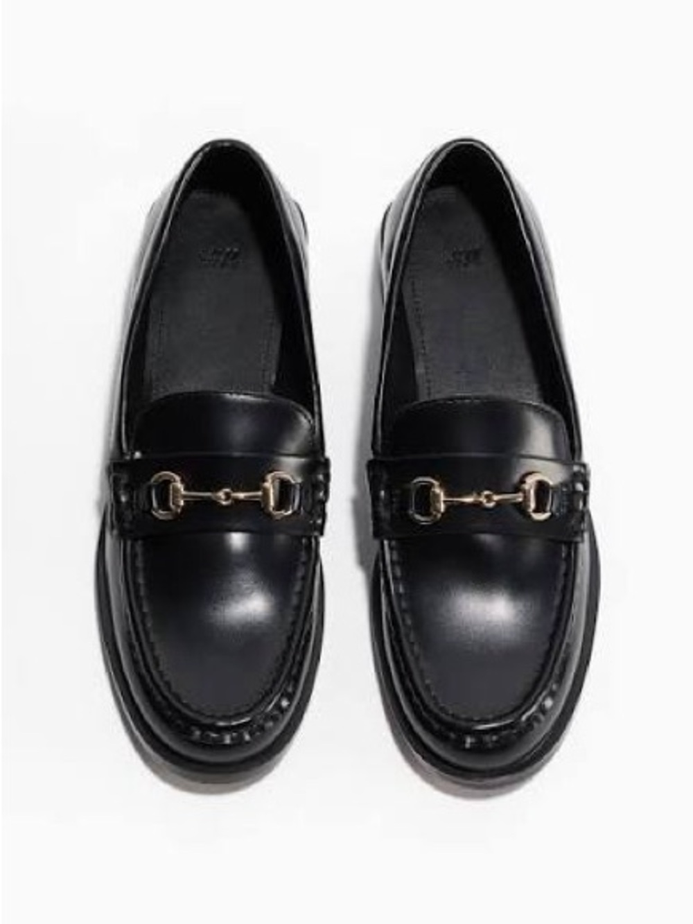 H&M black loafers